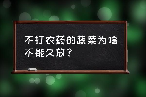 无农药怎么挑选蔬菜 不打农药的蔬菜为啥不能久放? 无农药怎么挑选蔬菜 不打农药的蔬菜为啥不能久放?